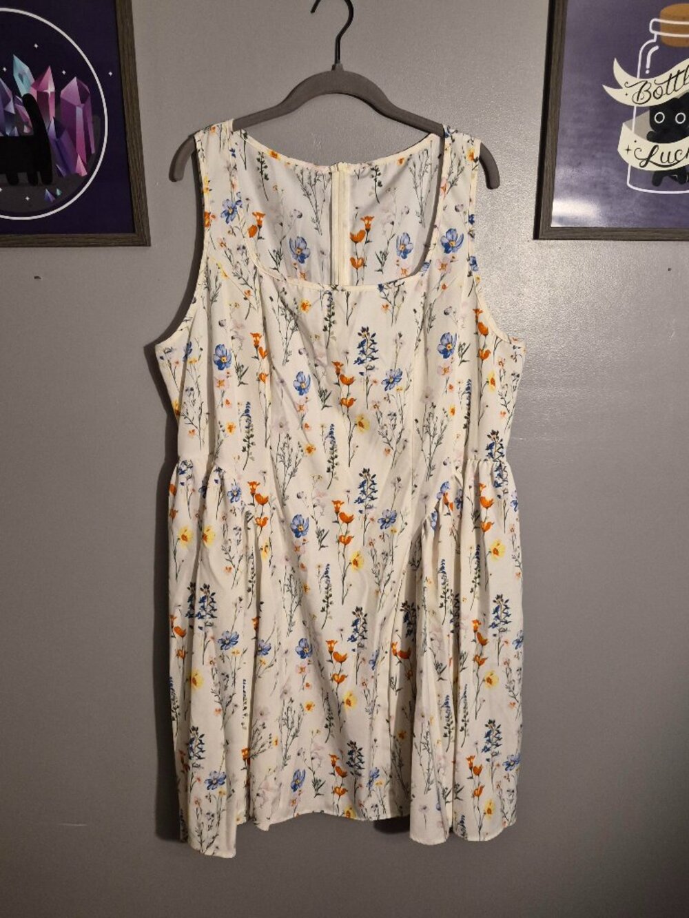 White Floral Dress